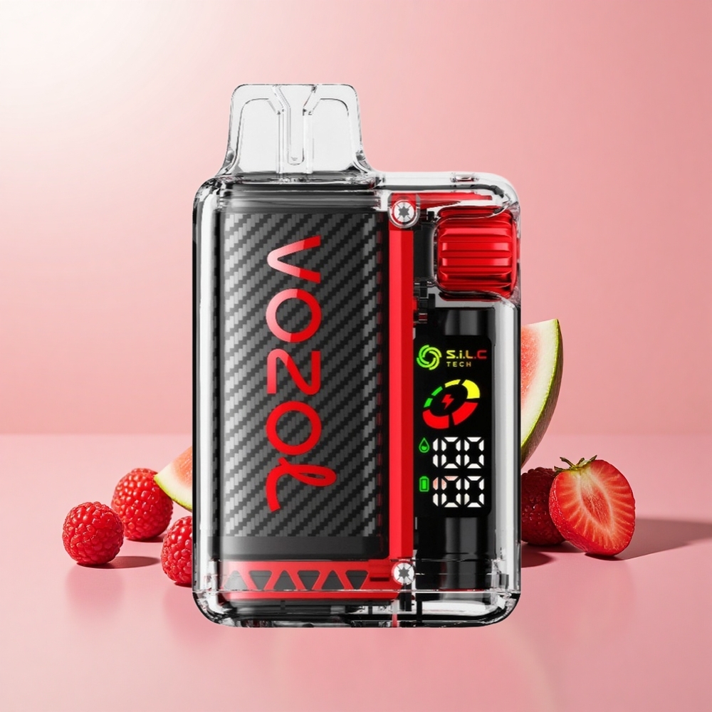 VOZOL Vista 20000 Szippantás OLED Képernyős Málna Görény Egyszerhasználatos Vape
