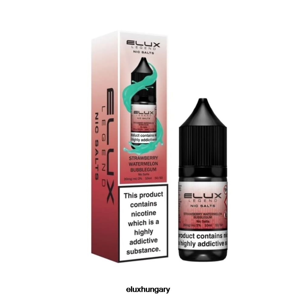 Elux Legend nikkel só 10 ml 6F4RD17 epres görögdinnye rágógumi - Elux Vape Company