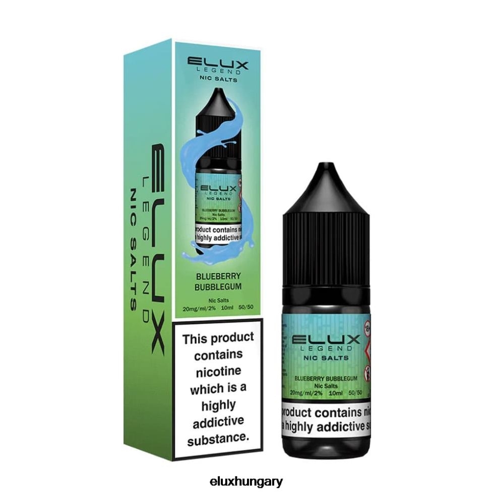 Elux Legend nikkel só 10 ml 6F4RD43 áfonyás rágógumi - Elux Vape Review