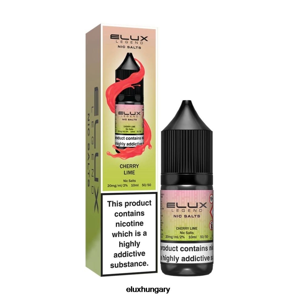 Elux Legend nikkel só 10 ml 6F4RD66 cseresznye lime - Elux Vape Hungary